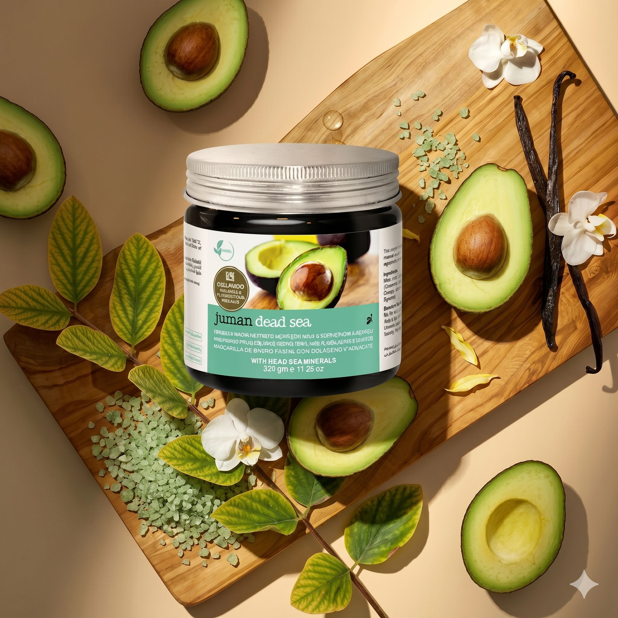 Collagen & Avocado Facial Mud Mask with Dead Sea Minerals
