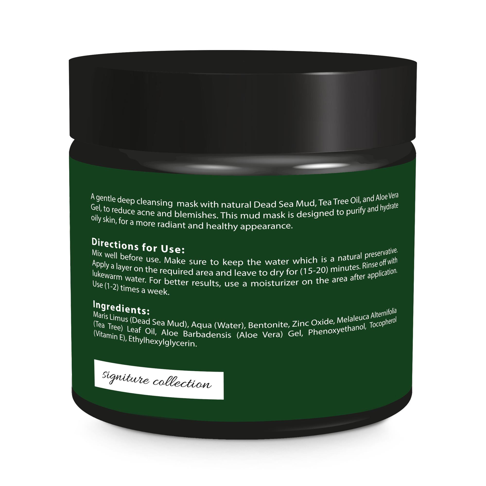 Tea Tree Aloe Vera Purifying Dead Sea Mud Mask